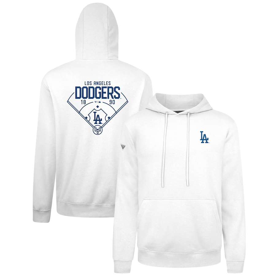 Men Los Angeles Dodgers 2024 MLB World Series Champions white hoodie->los angeles dodgers->MLB Jersey